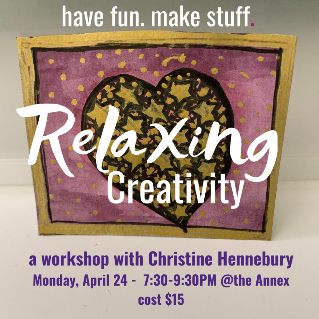 a promotional image for the creativity workshop
