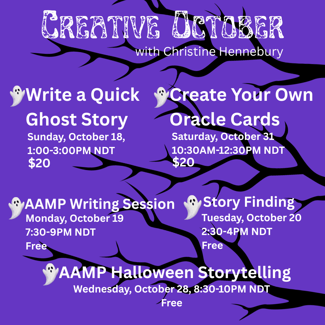 a promotional image for the events listed in the post